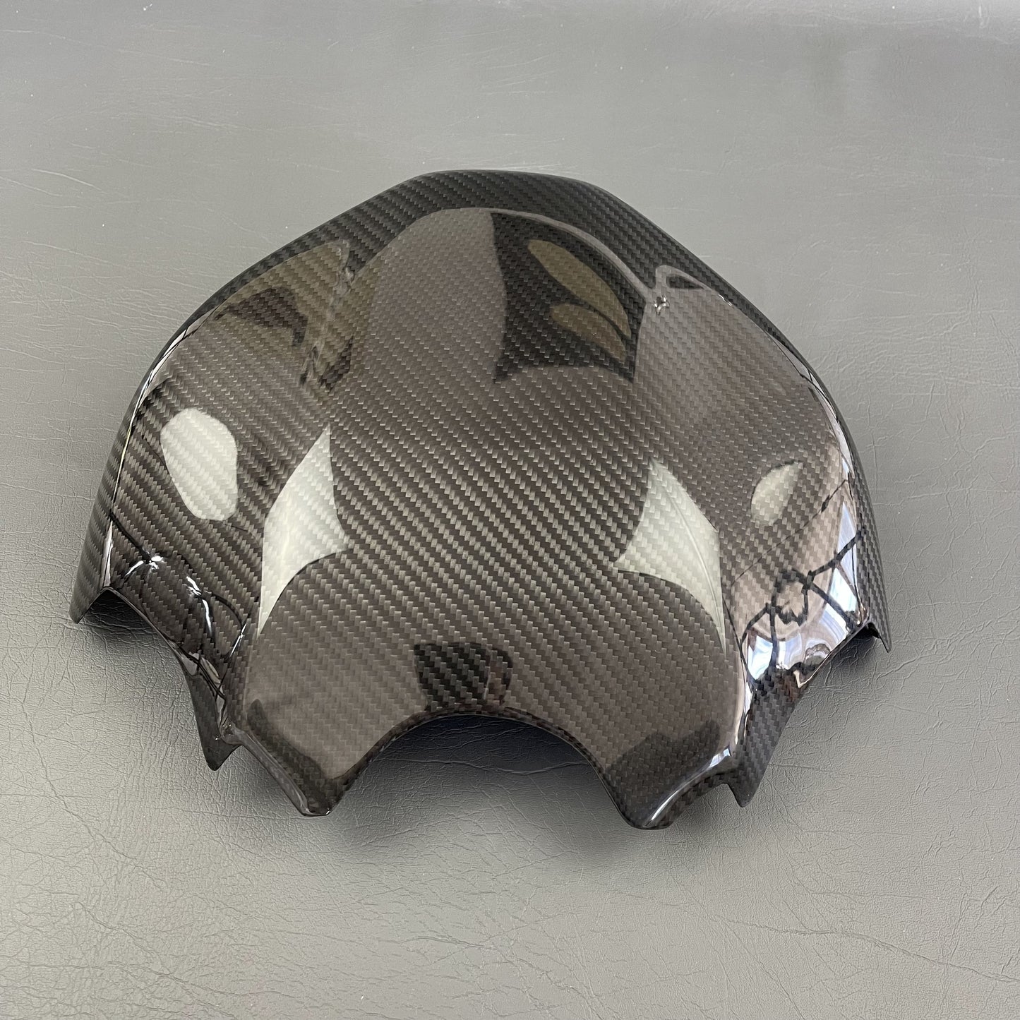 Honda CBR650R CB650R Carbon Fiber Fuel Tank Cover Extension Version – view 3