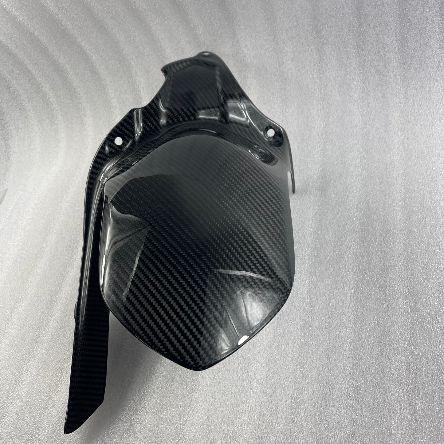 DUCATI MONSTER 659 696 796 1100 Carbon Fiber Rear Fender Hugger Mudguard – view 3