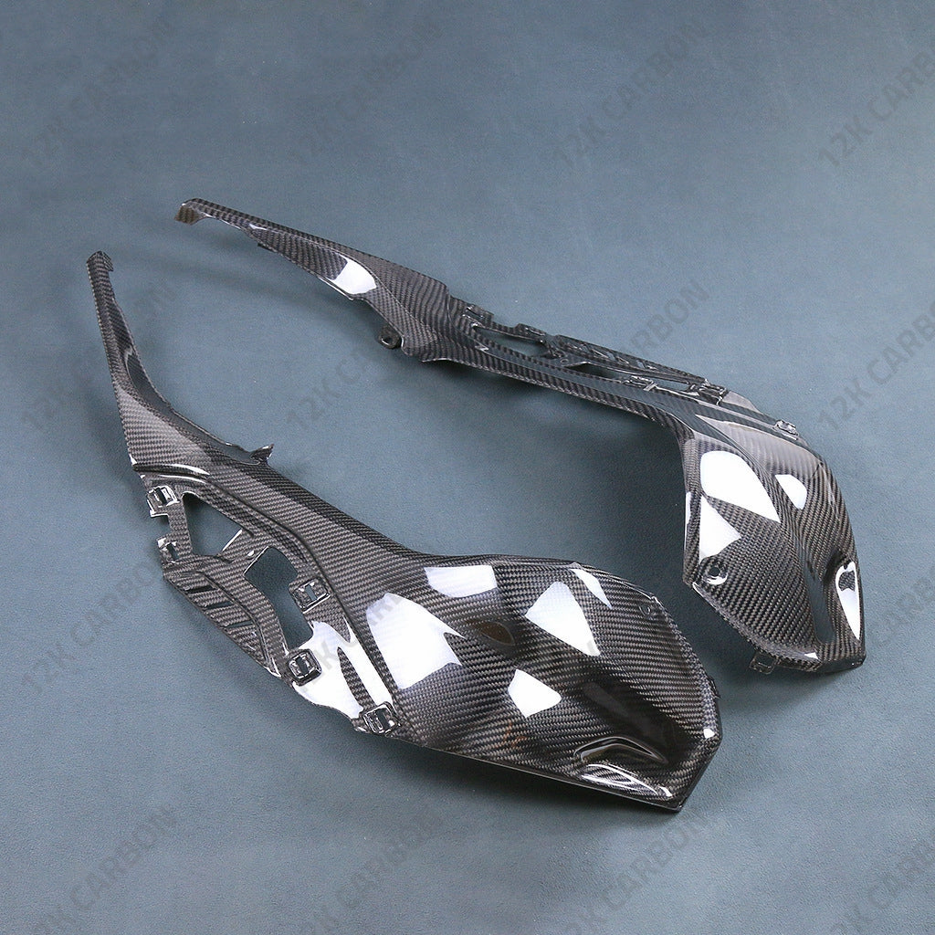 BMW S1000RR M1000RR Carbon Fiber Tank Side Panels OEM Version – view 2