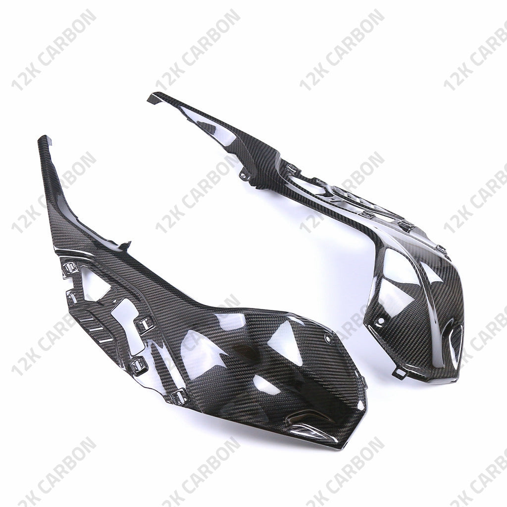 BMW S1000RR M1000RR Carbon Fiber Tank Side Panels OEM Version – view 4