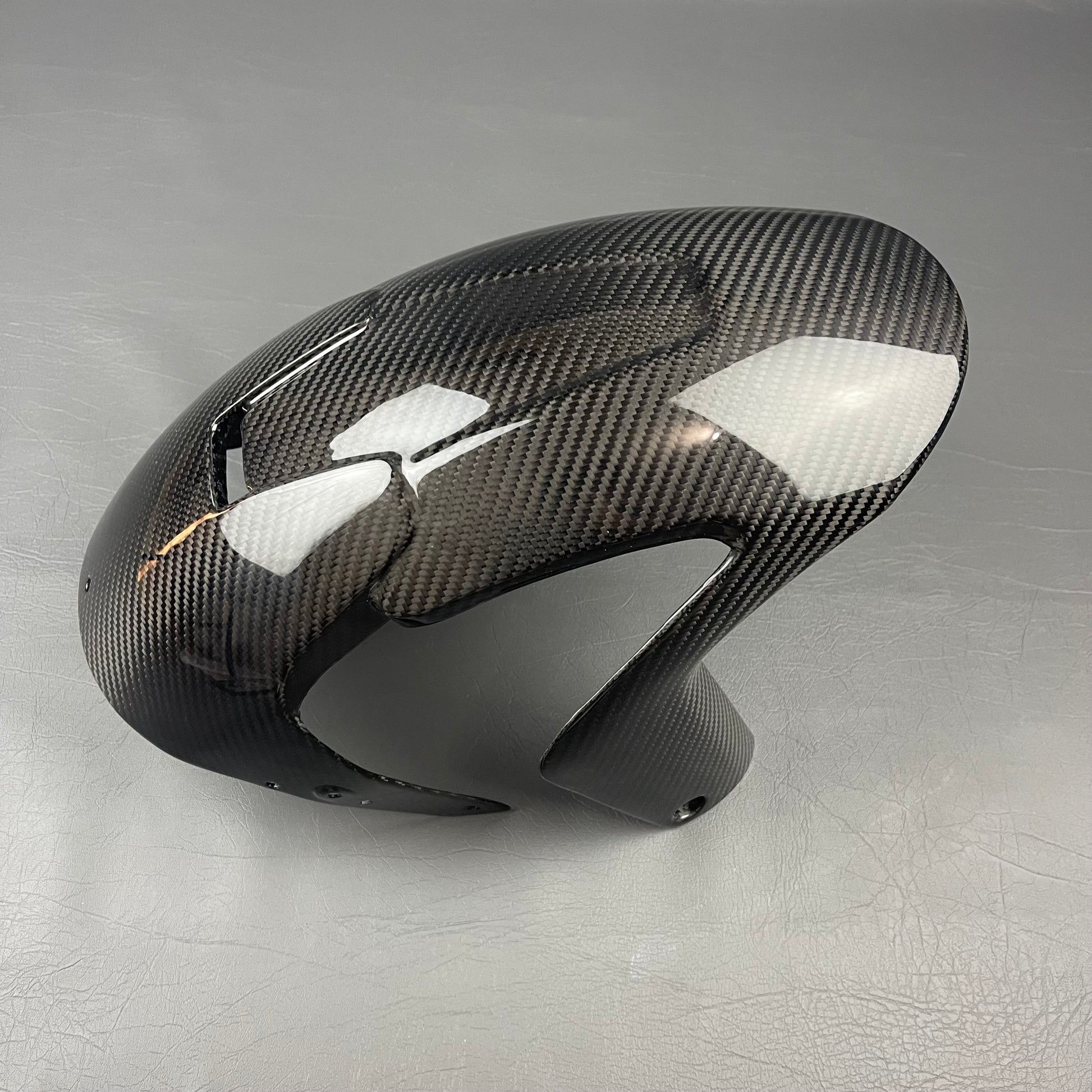 Aprilia RS660 / RSV4 Carbon Fiber Front Fender Hugger Mudguard – view 2