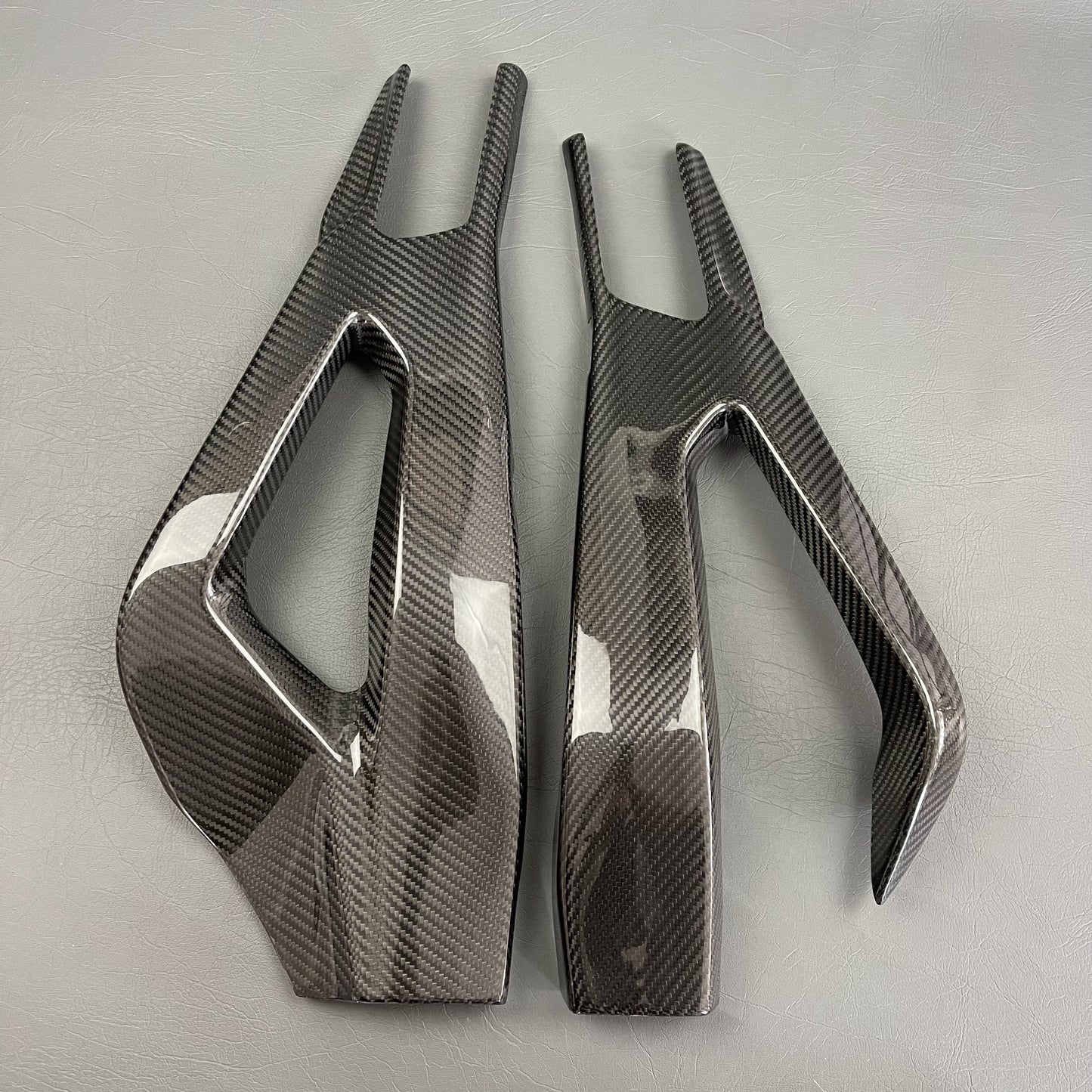 BMW S1000RR S1000R M1000RR M1000R CARBON FIBER Swingarm Covers Protectors – view 2