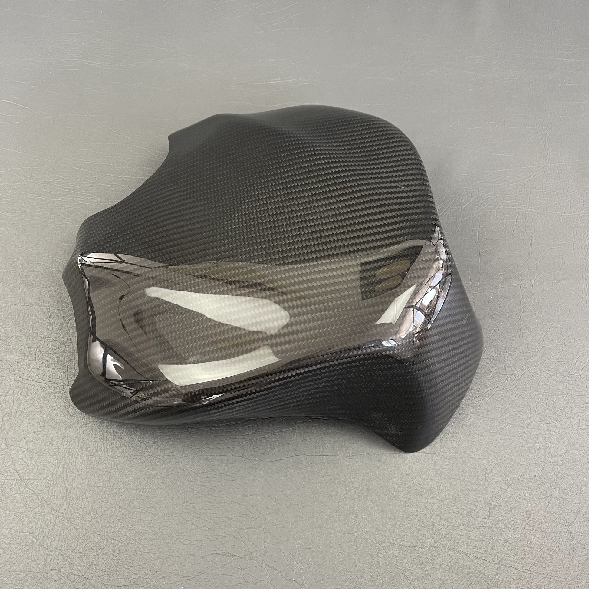 Honda CBR650R CB650R Carbon Fiber Fuel Tank Cover Extension Version – view 2