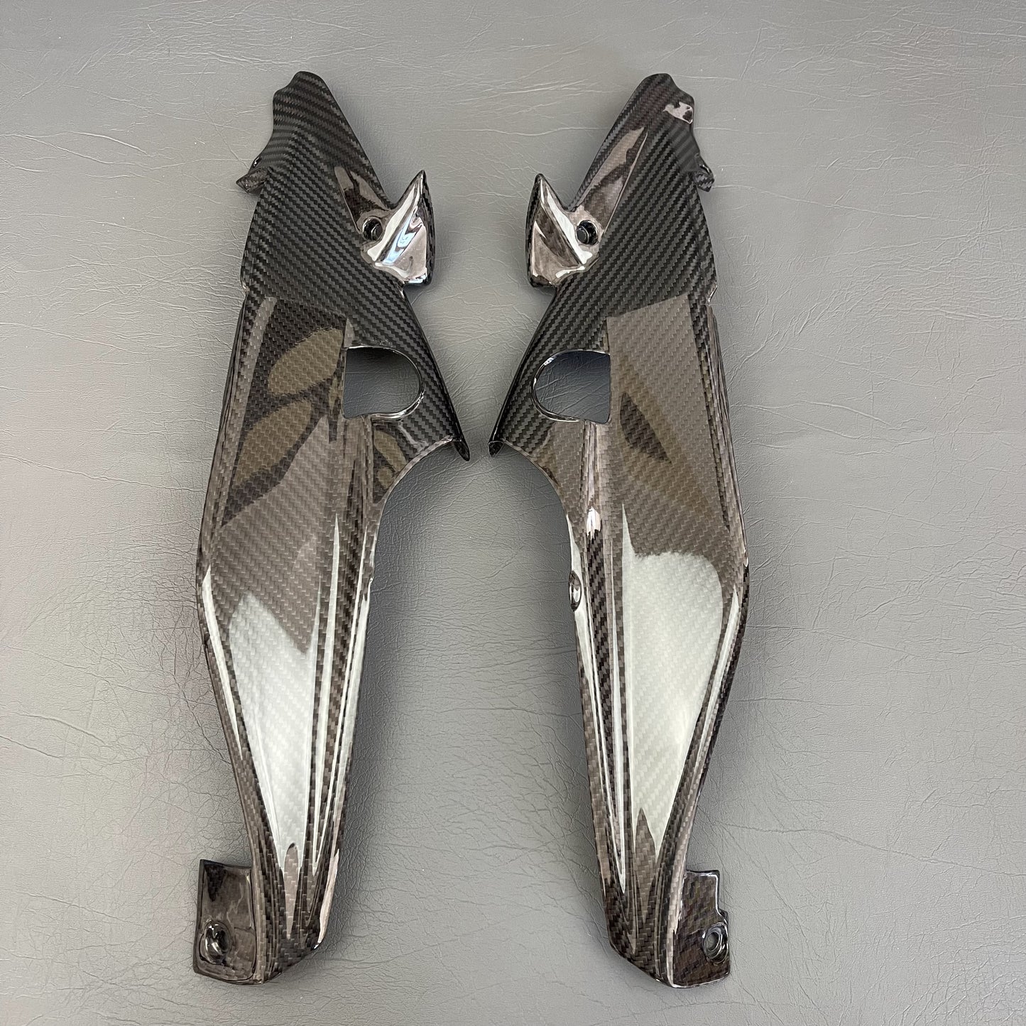 Ducati Hypermotard 950 Carbon Fiber Undertail Side Panels Fairings
