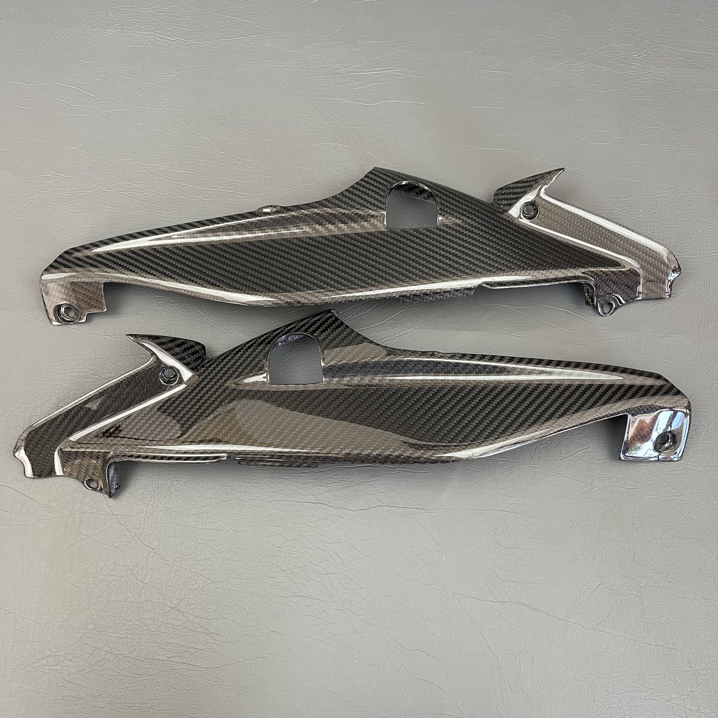 Ducati Hypermotard 950 Carbon Fiber Undertail Side Panels Fairings – view 2