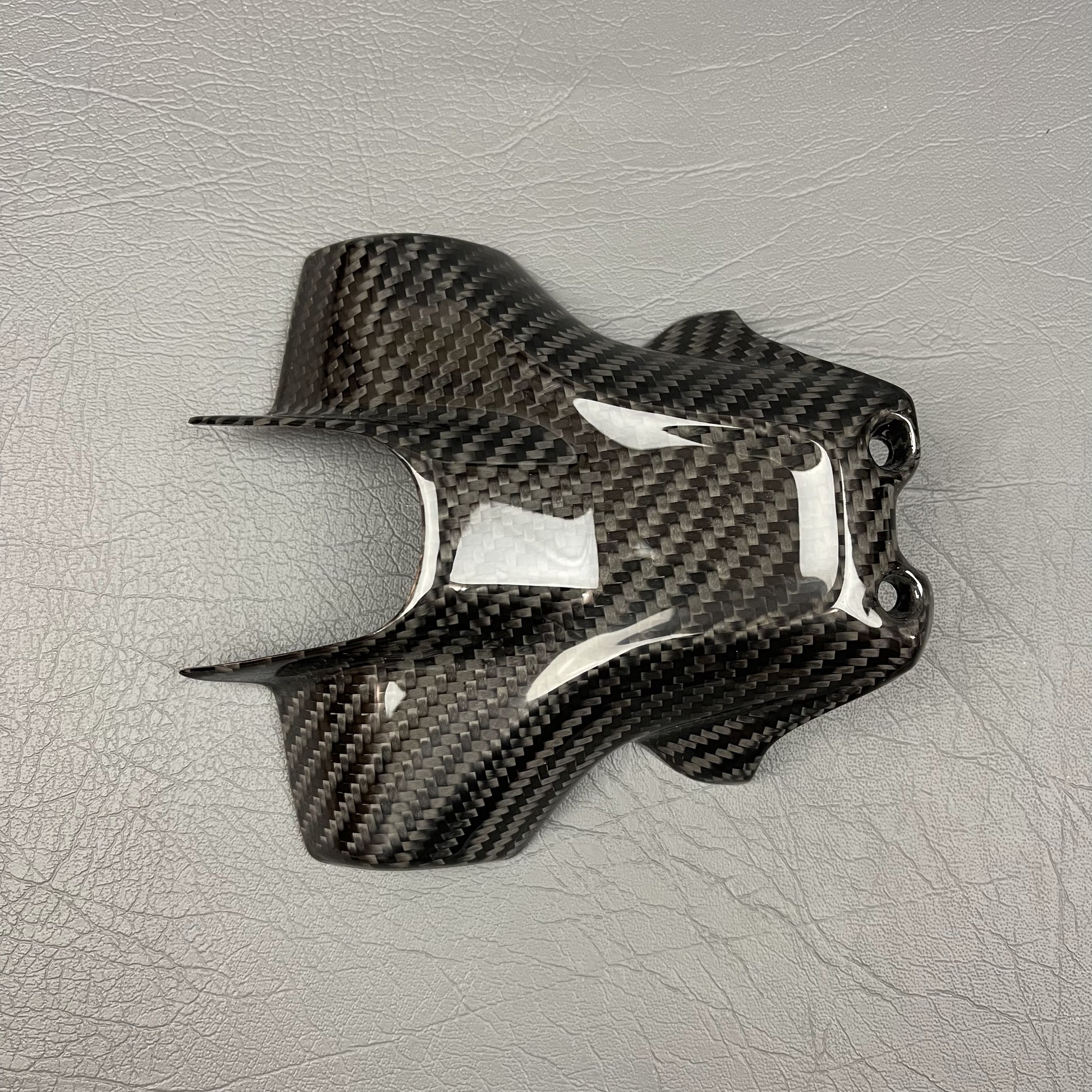 Ducati Hypermotard 950 Carbon Fiber Tail Tidy License Plate Holder – view 2