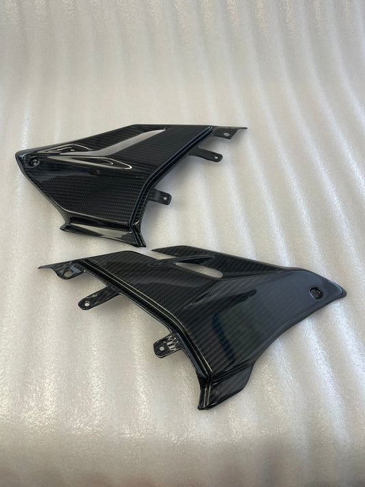 Ducati Streetfighter V4 Carbon Fiber Undertray Lower Side Fairings