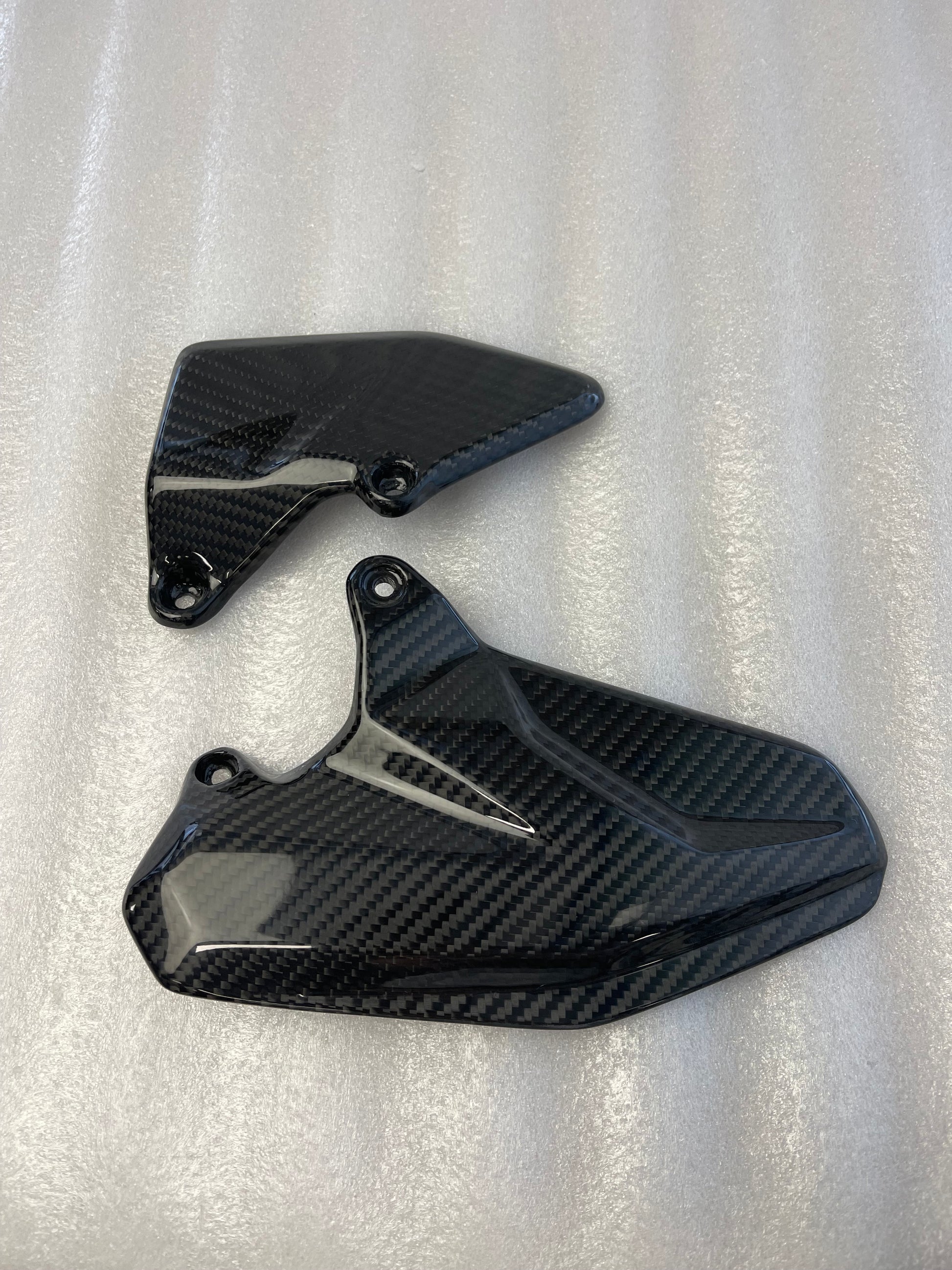 Ducati Multistrada V4 Carbon Fiber Foot Peg Heel Panel