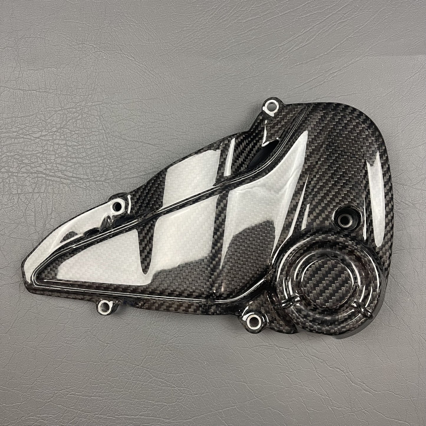 Ducati Monster 937 Carbon Fiber Upper Cambelt Cover – view 2