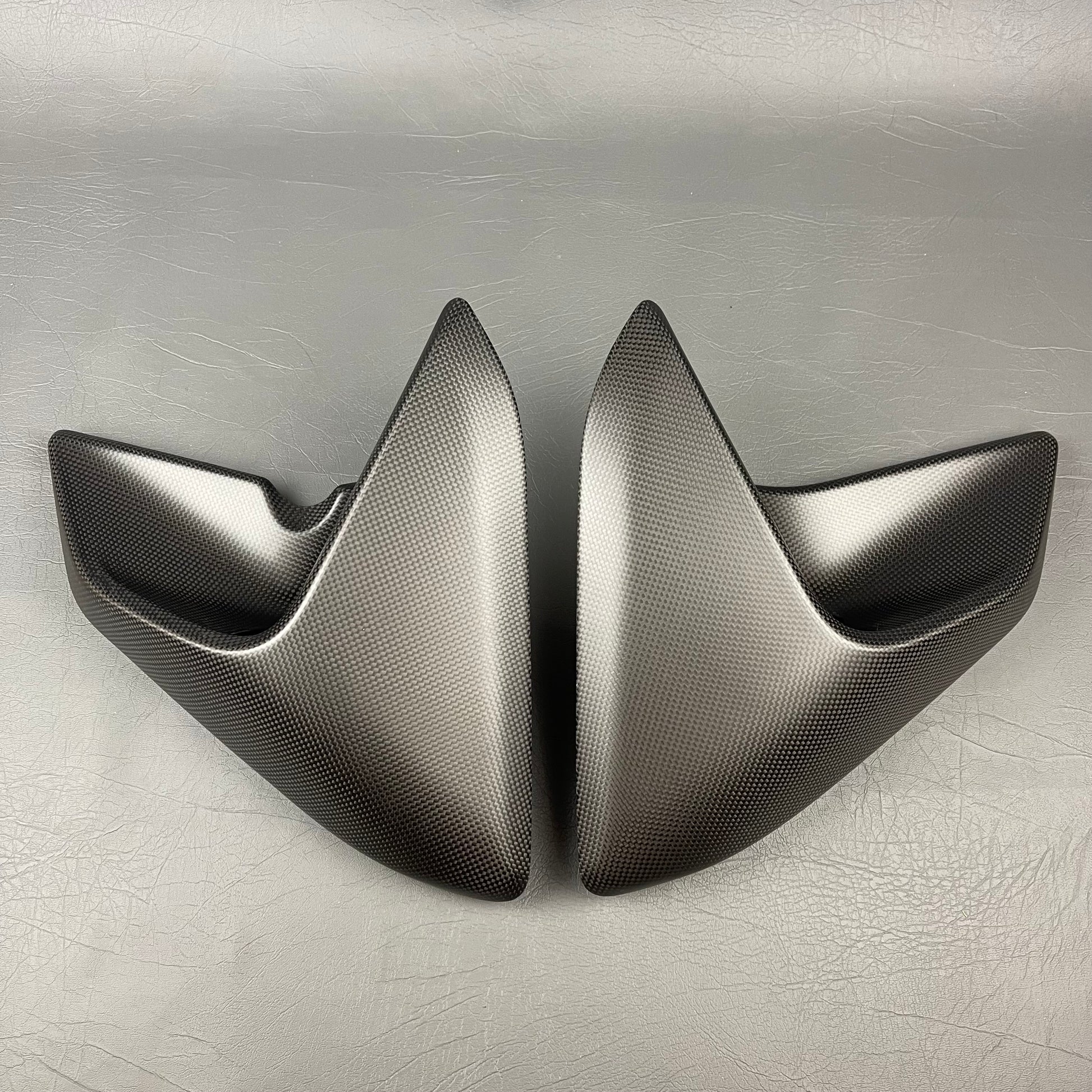 Ducati Diavel V4 Carbon Fiber Side Fairings Winglets – view 2