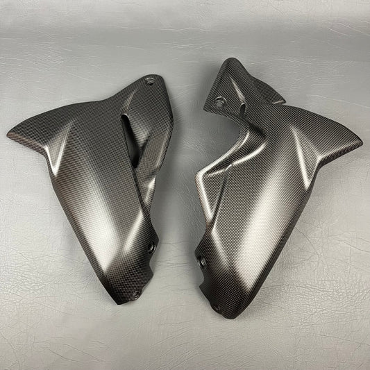 Ducati Diavel V4 Carbon Fiber Lower Side Fairings Belly Pan