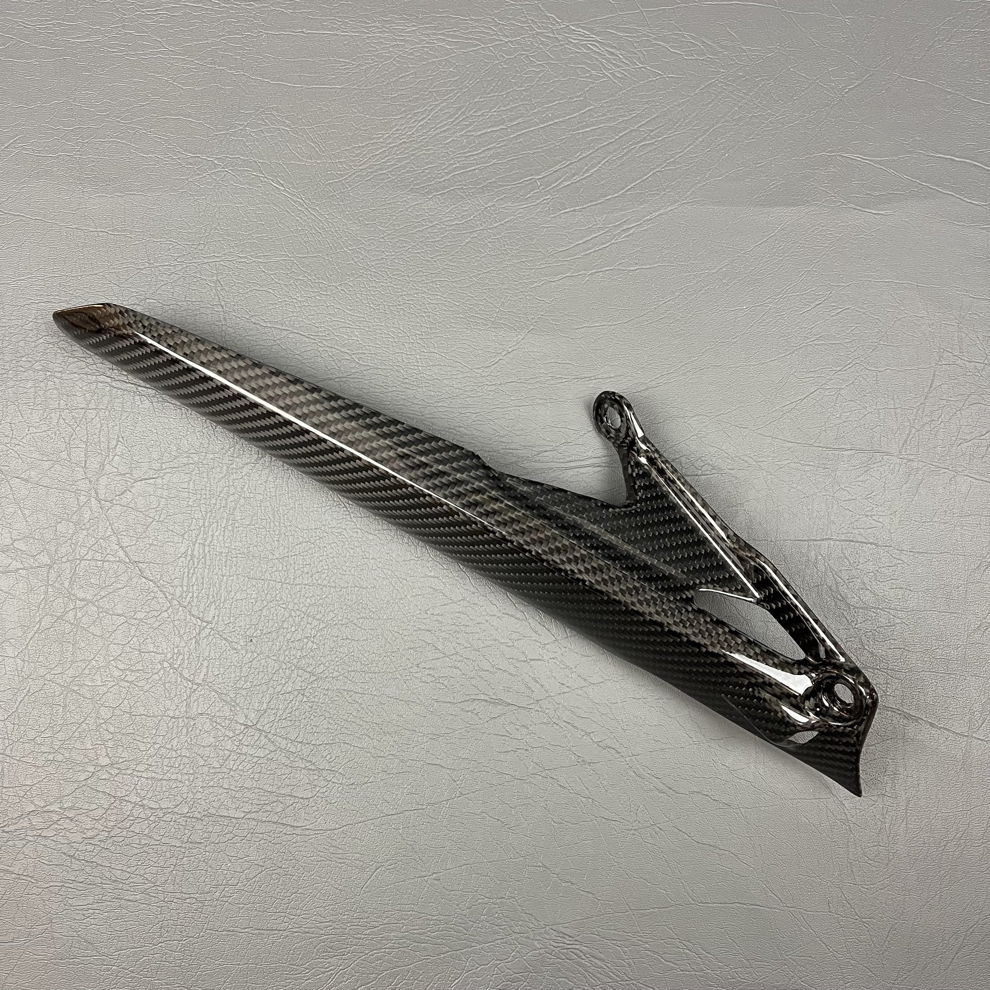 Ducati Multistrada V4 Carbon Fiber Rear Chain Guard – view 2