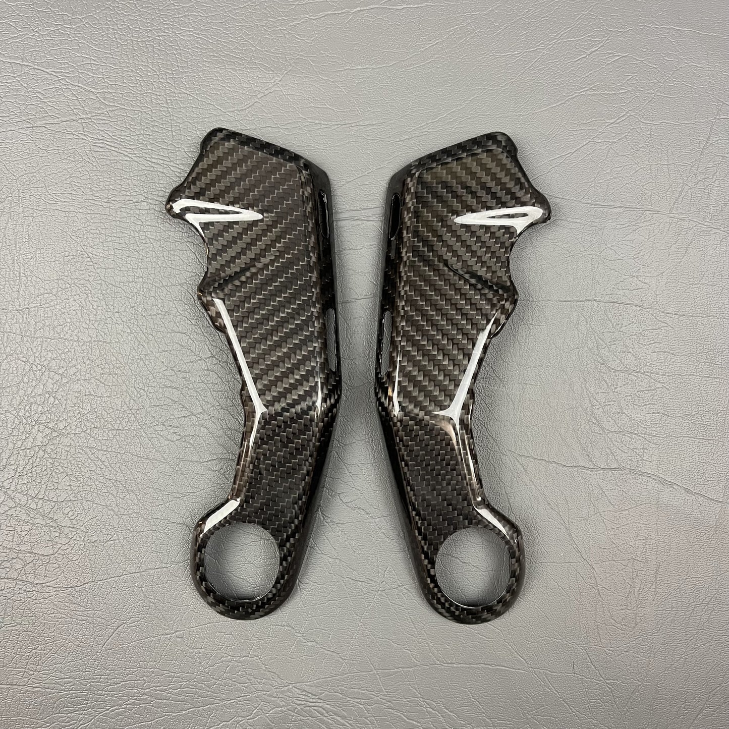 Ducati Multistrada V4 Carbon Fiber Frame Protectors – view 2