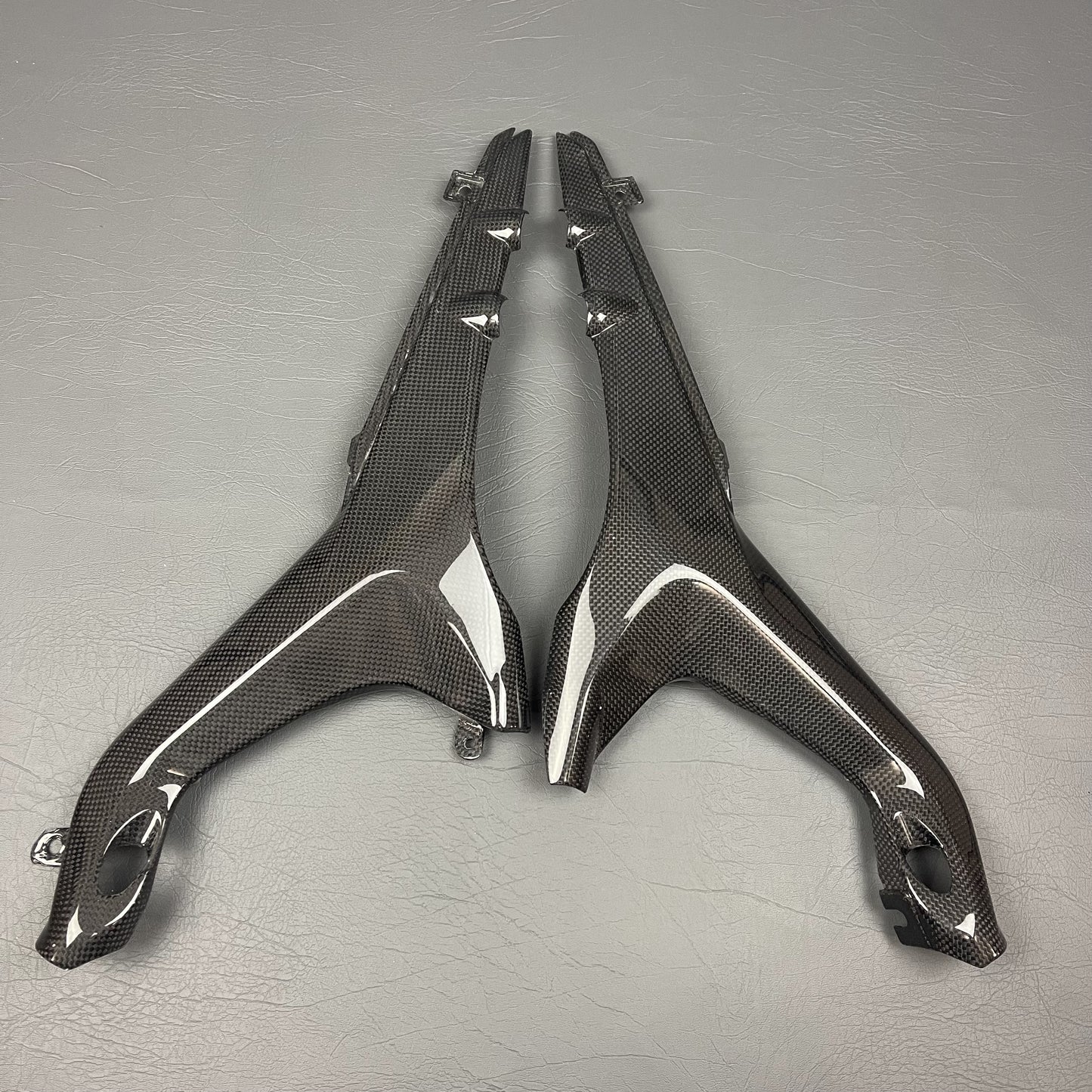 Ducati Streetfighter V4 Carbon Fiber Under Seat Subframe Covers