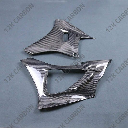 Carbon Fiber Lower Fairings Belly Pans For YAMAHA R7