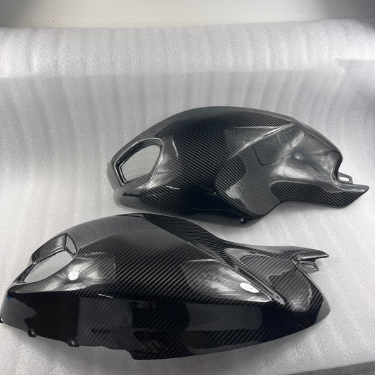 DUCATI MONSTER 659 696 796 1100 Carbon Fiber Tank Cover Panels